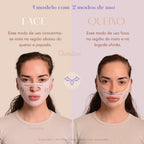 V-Revitalize - Máscara de Contorno Facial - Suaviza Rugas, Papada e Modela o Rosto