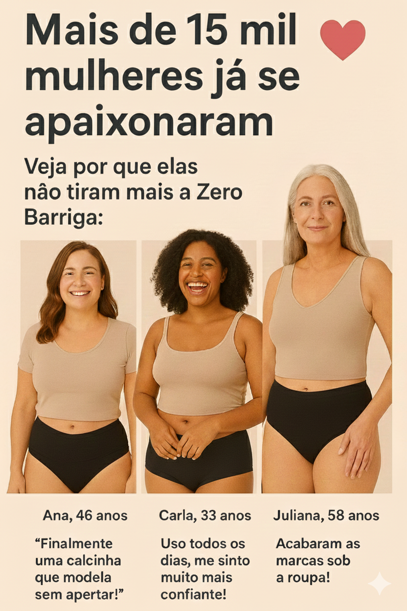 Kit Calcinhas Zero Barriga