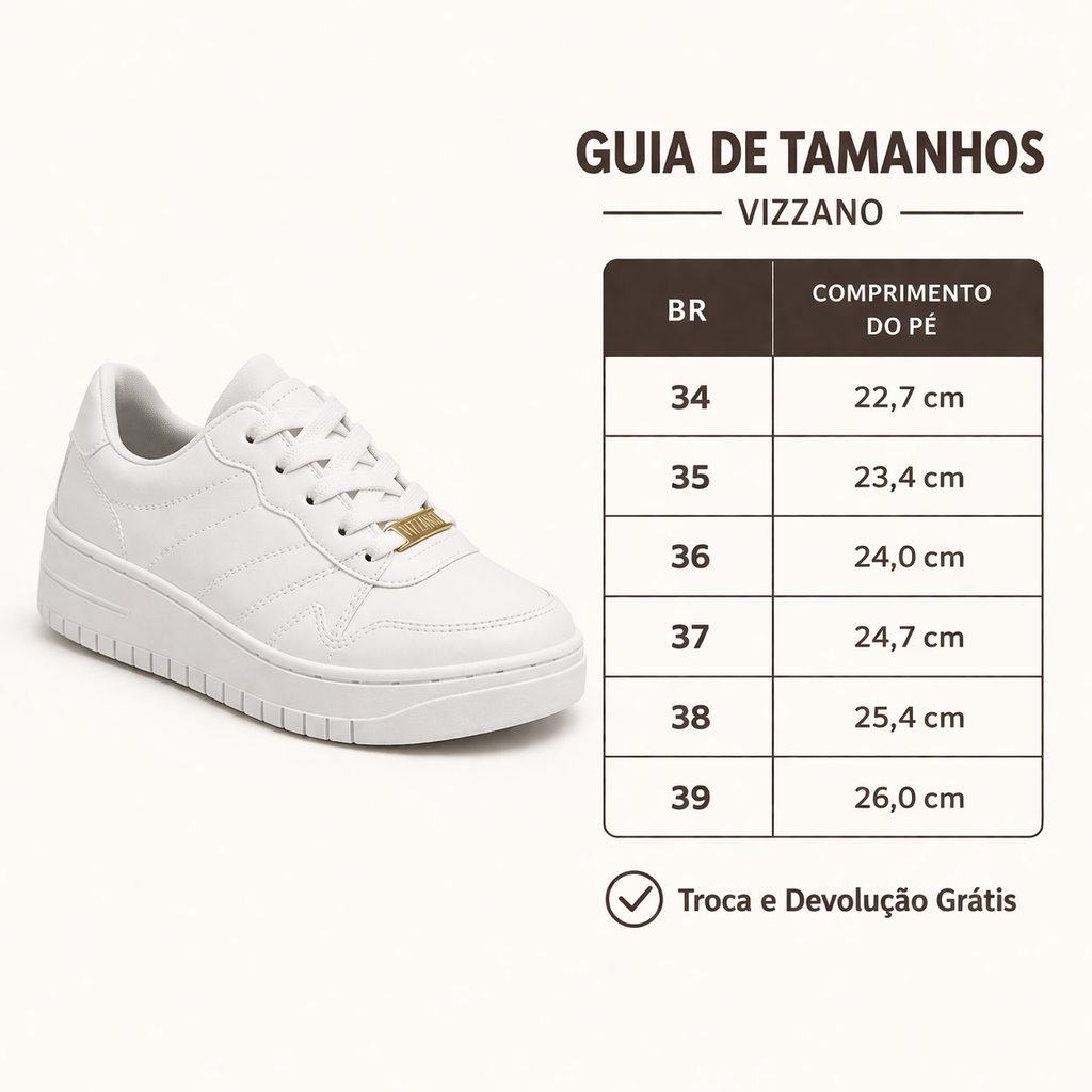 Tênis Feminino Branco